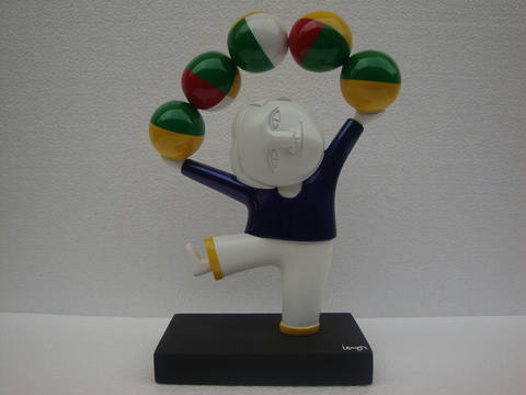 Equilibrista azul
