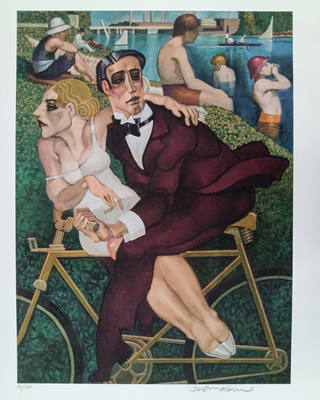 Juarez Machado - Casal na bicicleta