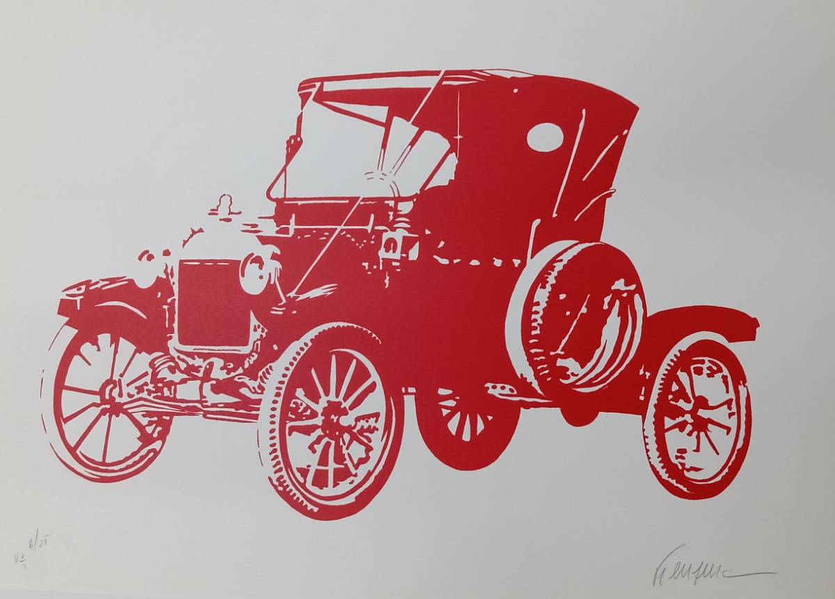 Kleber Ventura - Carro antigo vermelho