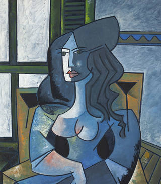 Jesús Fuertes - Mujer Sentada