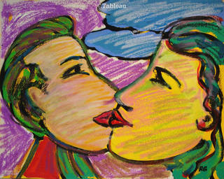 Rubens Gerchman - O beijo III