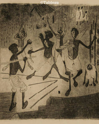 Candido Portinari - Meninos brincando com varas