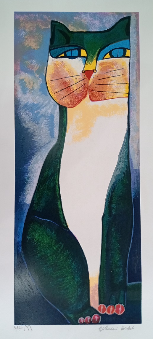 Aldemir Martins - Gato Verde