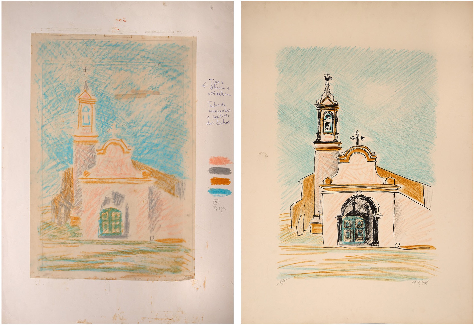Estudo Carybé - Igreja