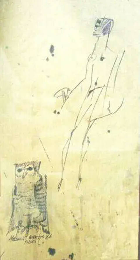 Mulher e Coruja