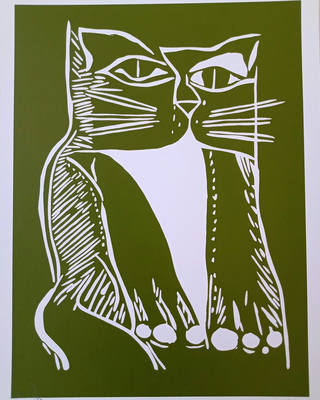 Aldemir Martins - Gato Verde
