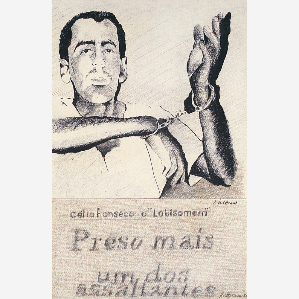Rubens Gerchman - Célio Fonseca o " Lobisomem " Preso Mais Um Assaltantes