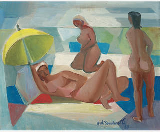 Emiliano di Cavalcanti - Mulheres na praia