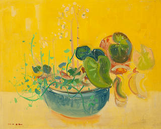 Manabu Mabe - Vaso com planta