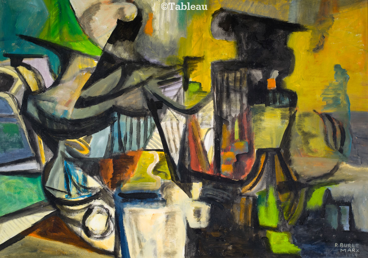 Composição abstrata