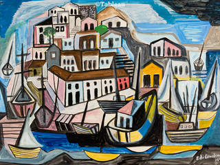 Emiliano di Cavalcanti - Casarios e marinha