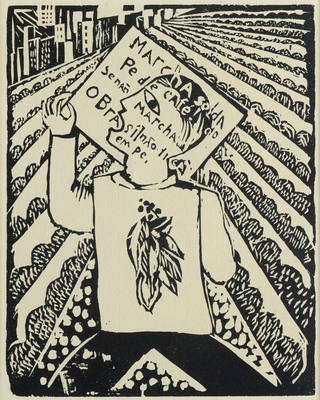 Lasar Segall - Ilustração para Poema de Manoel Bandeira "Ponta de Trilho"