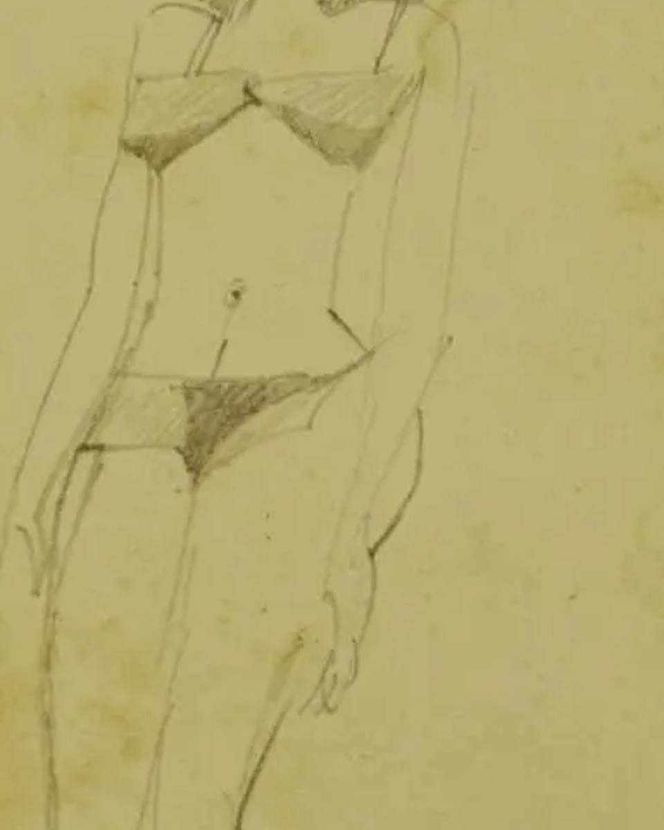 Aldemir Martins - Mulher de Biquini