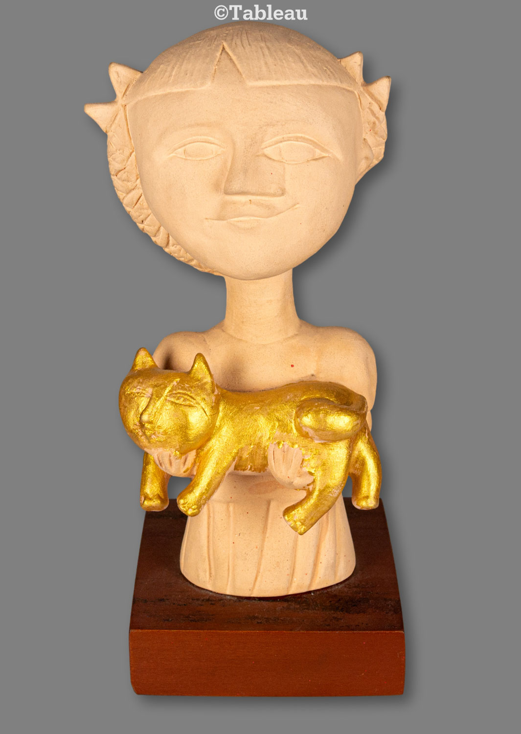 Menina com gato