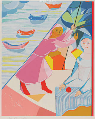 Cícero Dias - Meninas e barcos