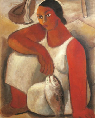 Emiliano di Cavalcanti - Vendedora de peixe