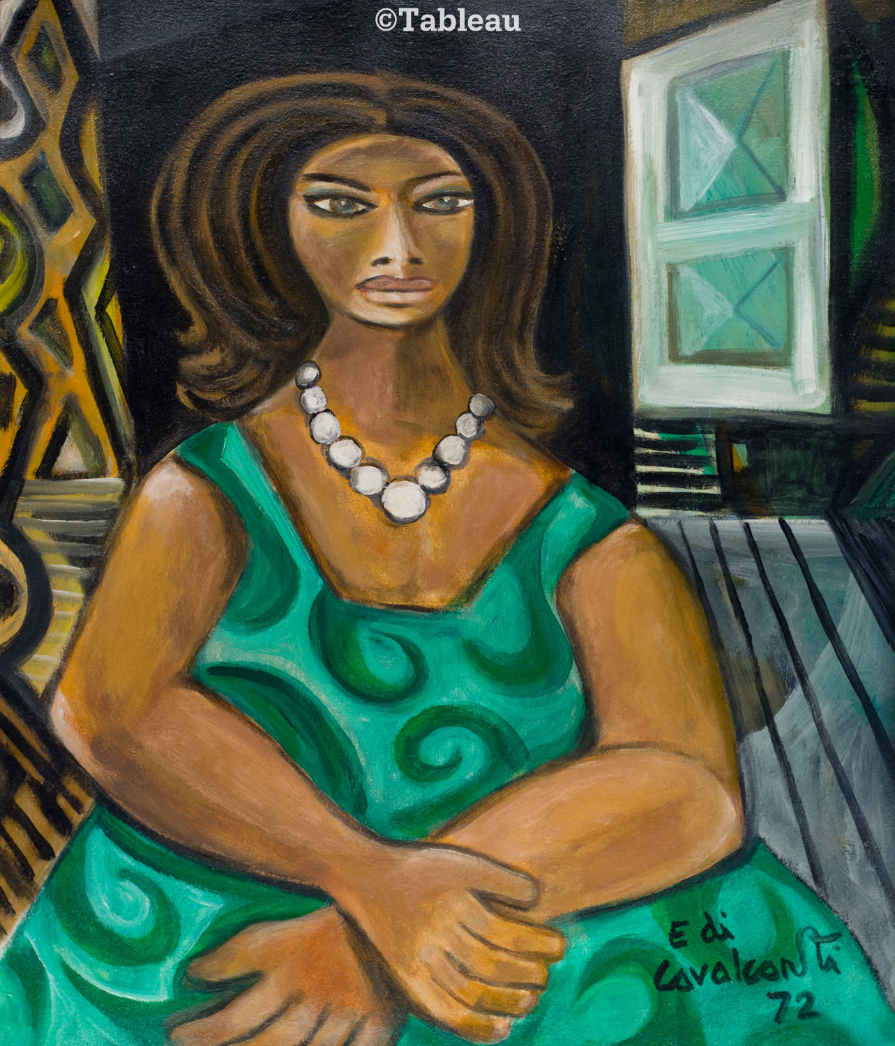 Mulata de verde