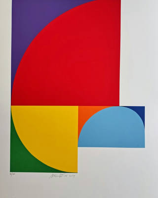 Antonio Peticov - Série Golden Circles