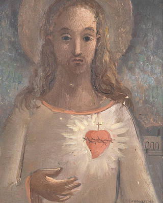 Fulvio Pennacchi - Sagrado Coração de Jesus(Frente) / Natureza Morta(Verso)