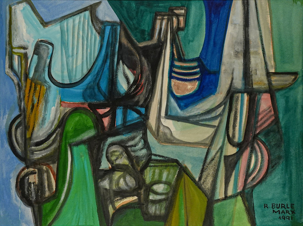 Roberto Burle Marx - Composição abstrata