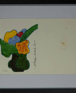 Aldemir Martins - Vaso com Flores