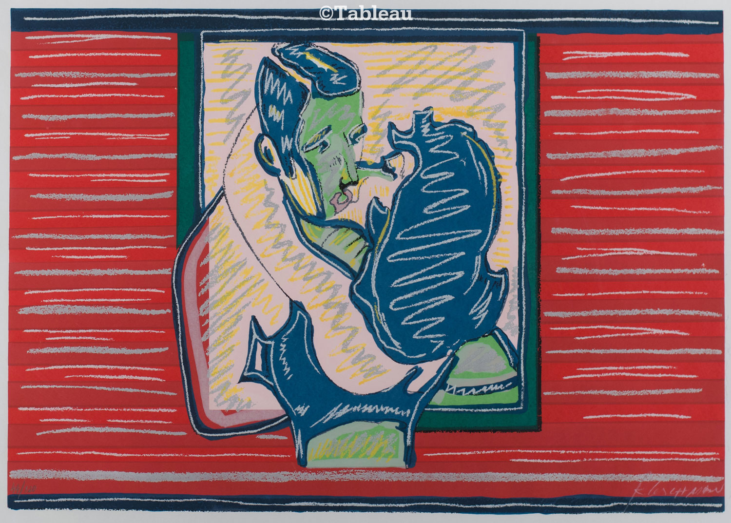 Rubens Gerchman - O beijo