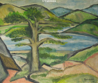 Aldo Bonadei - Paisagem