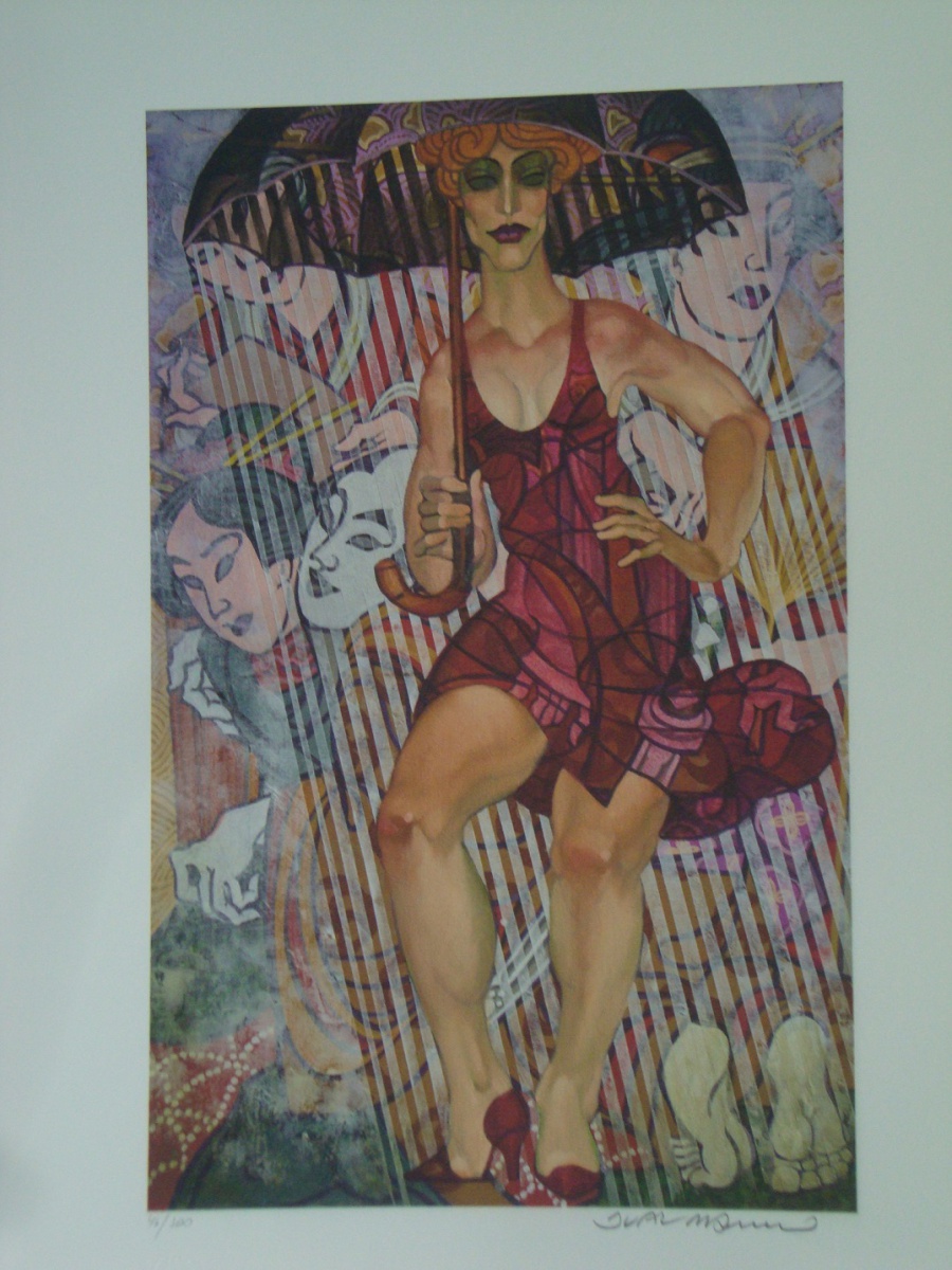 Juarez Machado - Mulher com guarda-chuva
