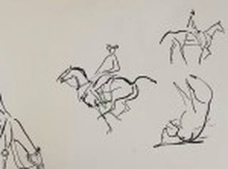 Carybé - Figuras a Cavalo