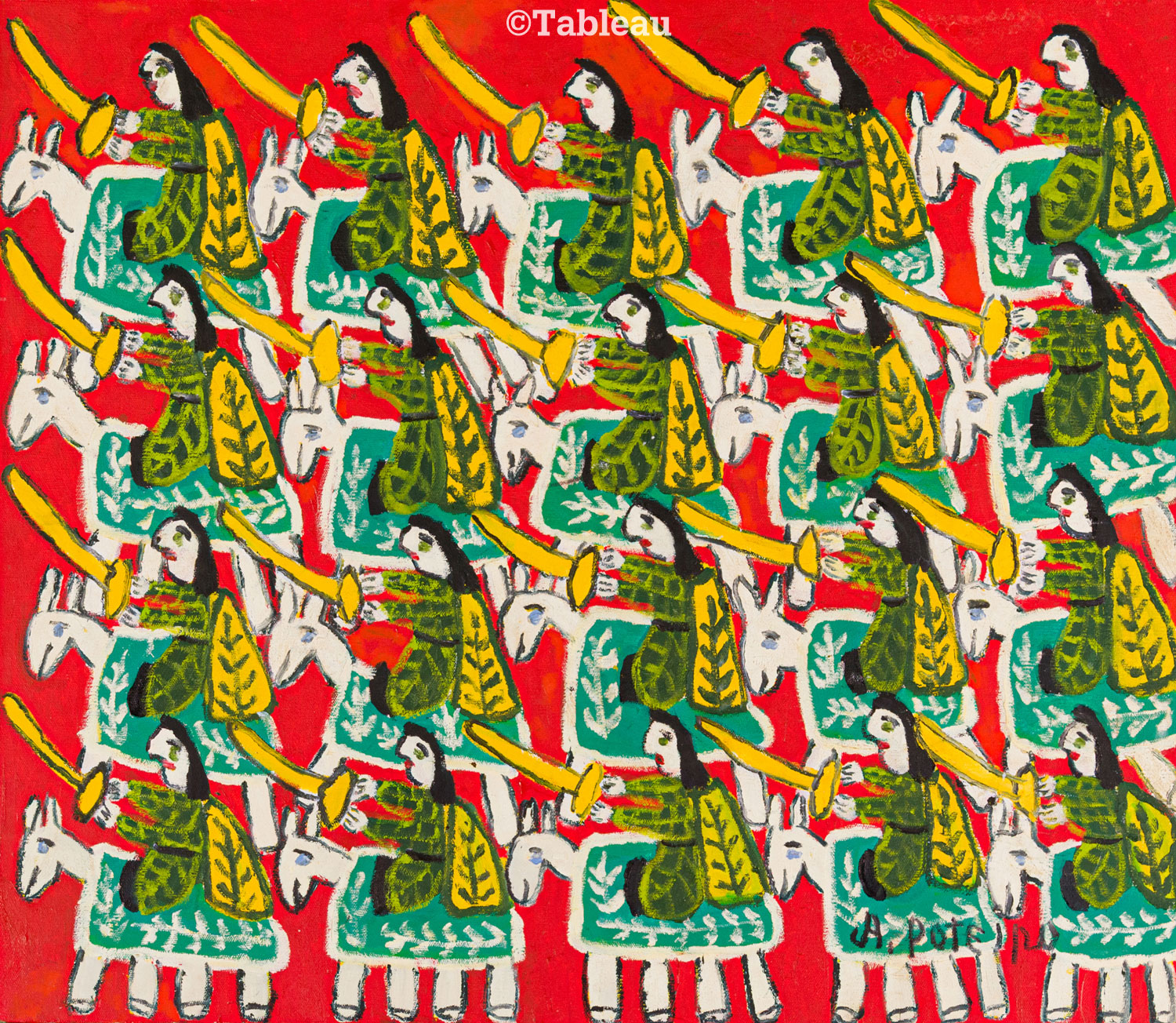Antonio Poteiro - Cavalhada de lado