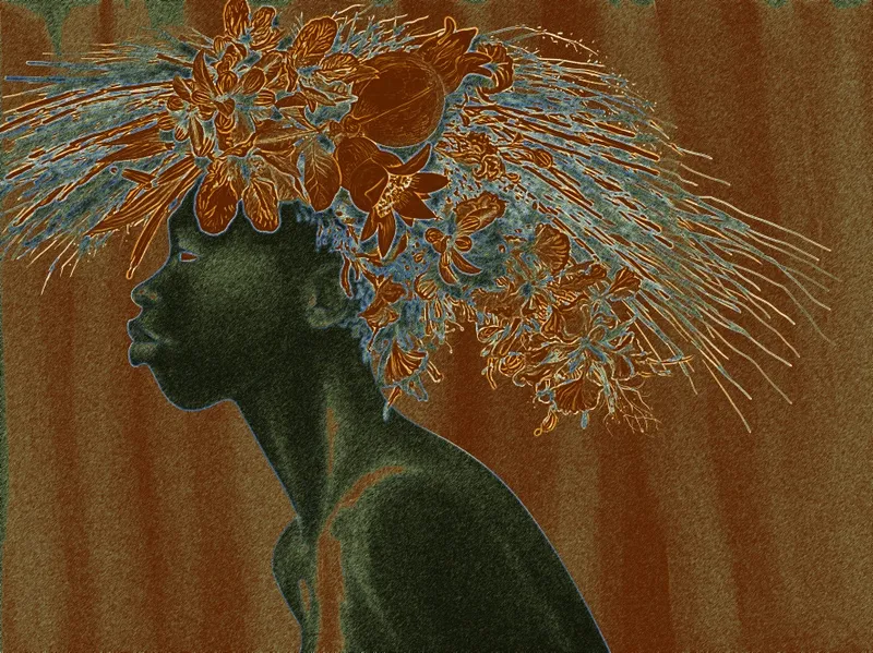 Menino com Flores XIV
