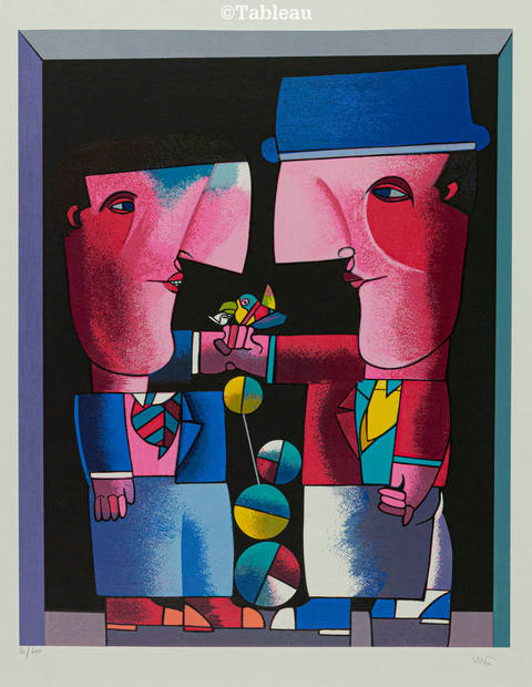 Figuras com pássaro