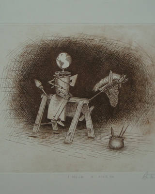 Antonio Peticov - I have a horse