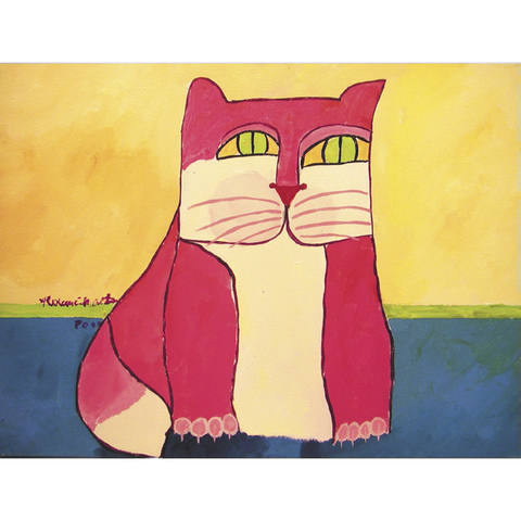 Gato rosa