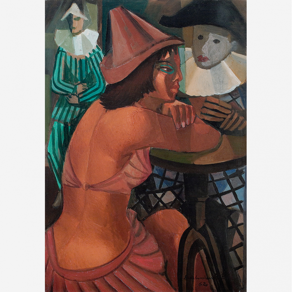 Emiliano di Cavalcanti - Colombina e alequins
