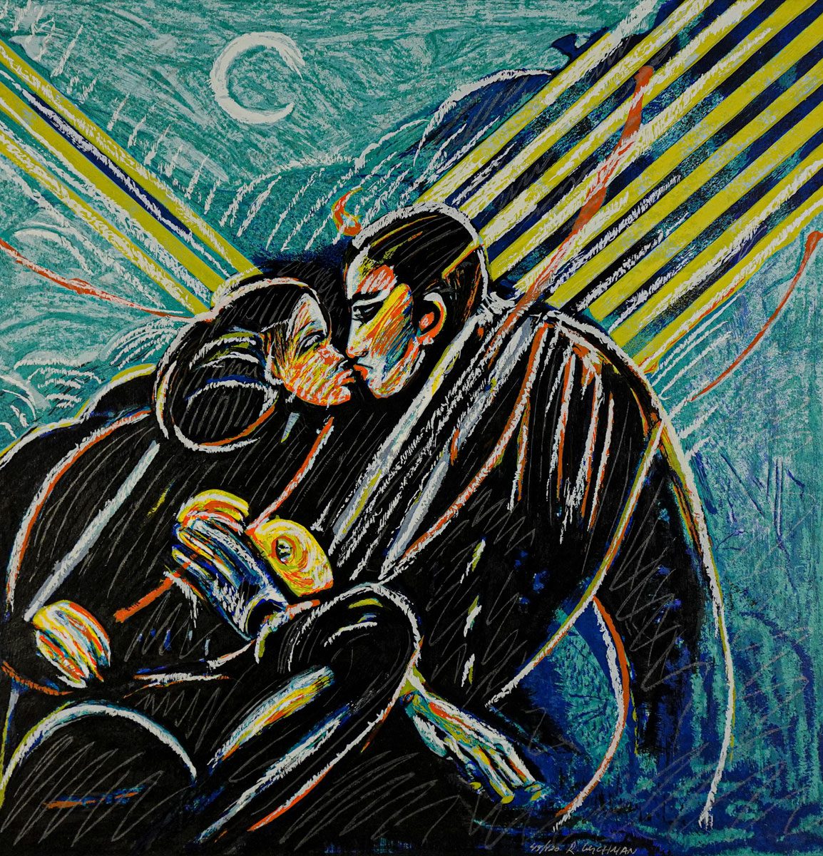 Rubens Gerchman - O beijo