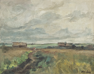 Alfredo Volpi - Usina de monte alegre, Piracicaba