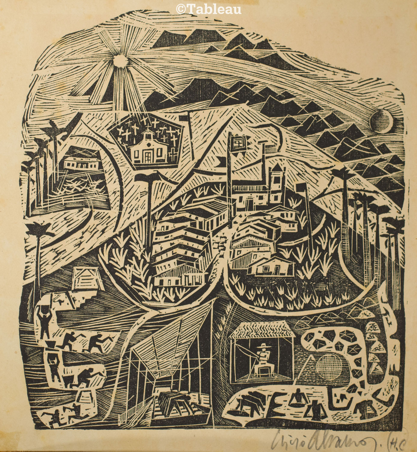 Lívio Abramo - Paisagem