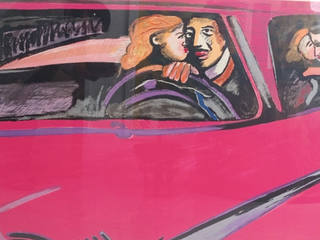 Rubens Gerchman - Beijo no carro