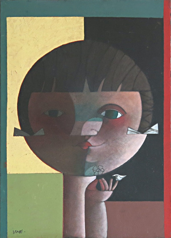 Inos Corradin - Menina de rosto redondo