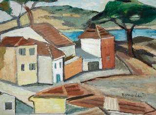 Aldo Bonadei - Paisagem