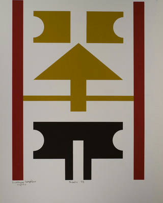 Rubem Valentim - Emblema serigráfico