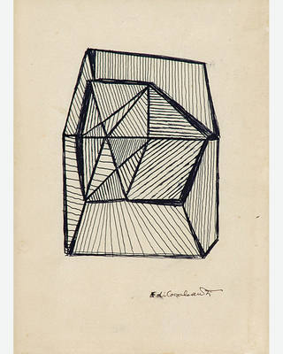 Emiliano di Cavalcanti - Cubo