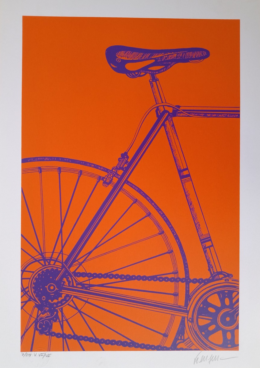 Bicicleta Roxa