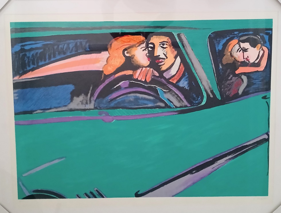 Rubens Gerchman - Beijo no carro