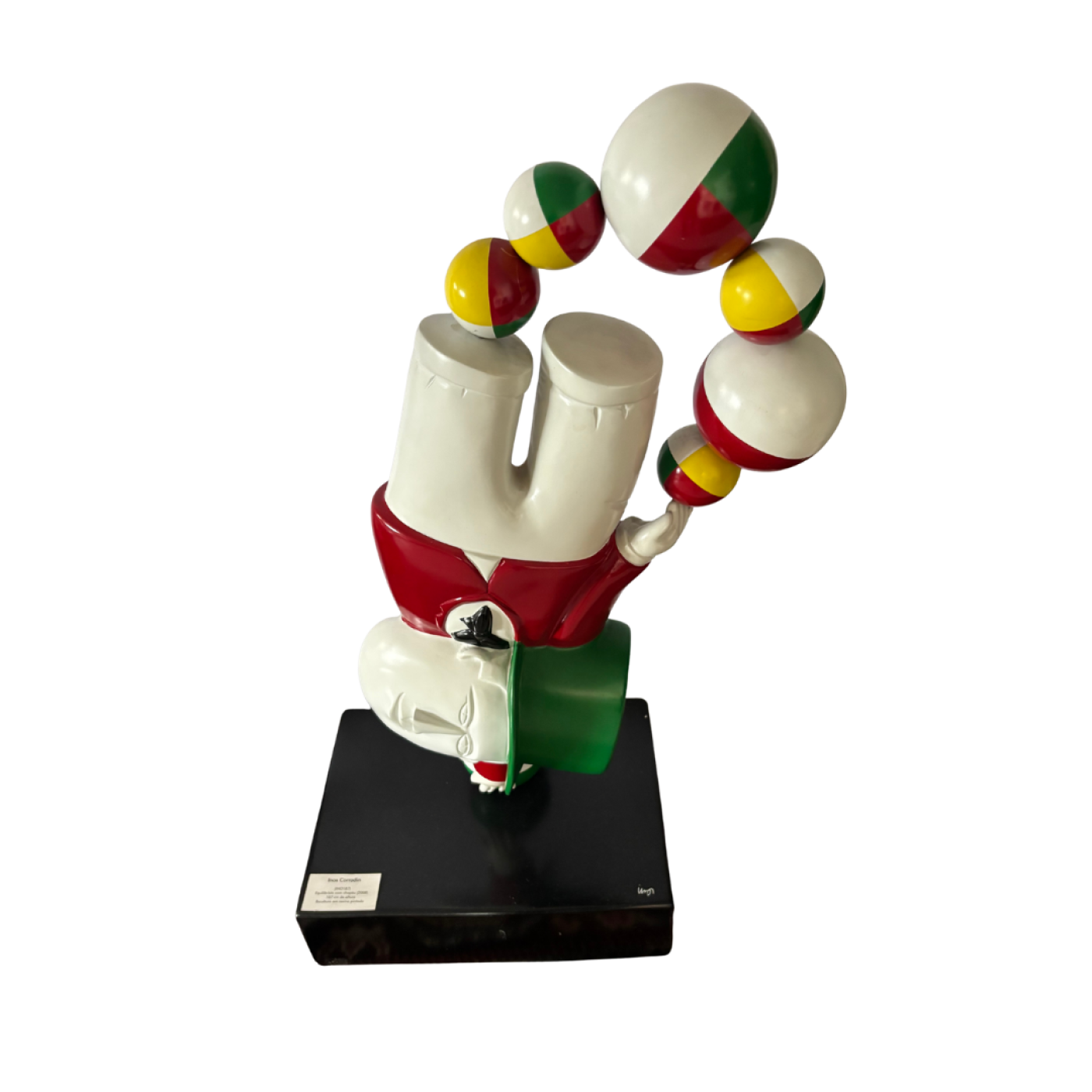 Equilibrista com chapéu