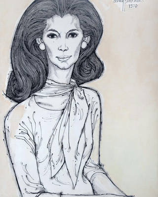 Darcy Penteado - Retrato de Maria Aparecida Saad