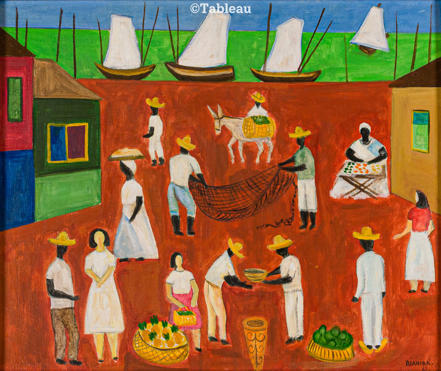 Djanira da Motta e Silva - Mercado de peixe