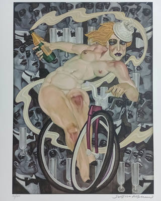 Juarez Machado - Mulher na bicicleta