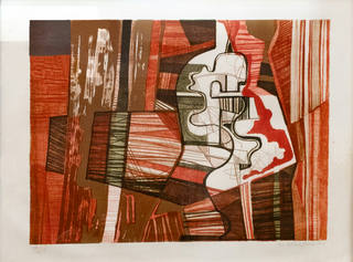 Roberto Burle Marx - Composição em vermelho